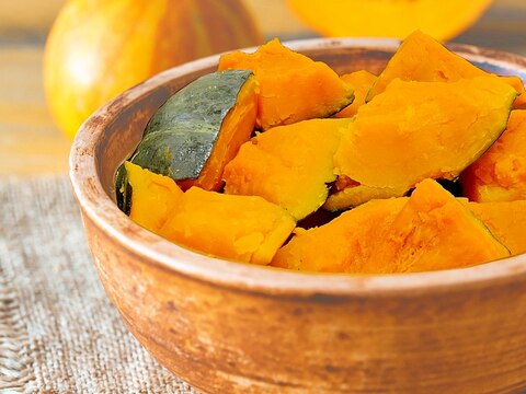 無水鍋で✊(^^)<ワンパンチャレンジ!蒸し塩南瓜